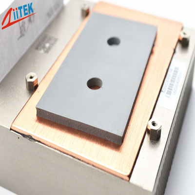 LED 조명 램프 실리콘 열 전도성 패드 5.0W/MK, 회색 방열 고무 시트 -50 ~ 200℃